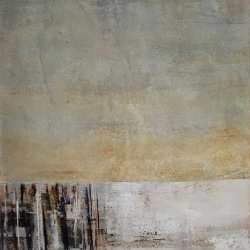 Abstraction on Paper #2, 12 x 11.5, 2022
