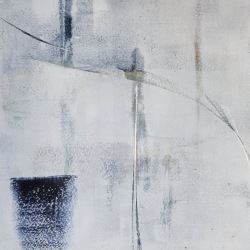 Abstraction on Paper #4, 12 x 11.5, 2022